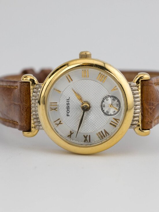 Vintage Fossil PC-9608 Quartz Analog Women\'s Watch New Battery main image 7